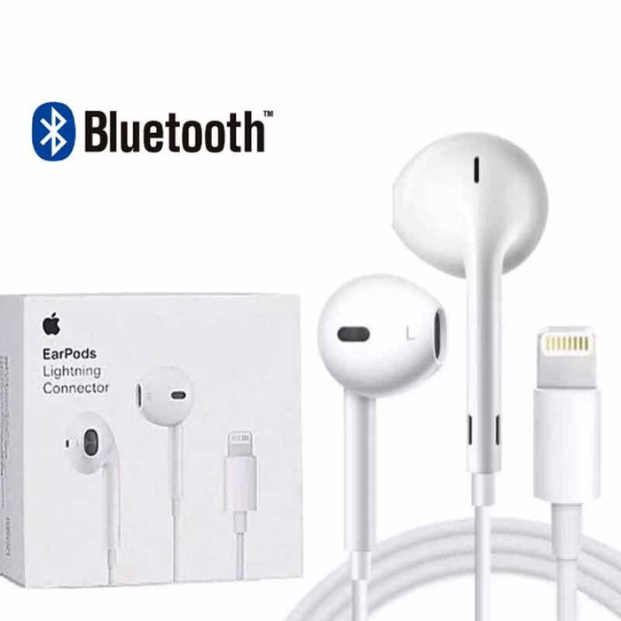 Earphones Apple Lightning with Controller Compatible With (Bluetooth connection,Suitable for iPhone 5 to iPhone 14 series)