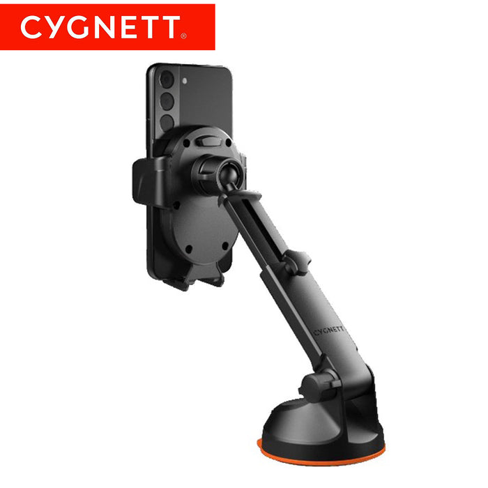 Cygnett EasyMount Car Window Mount Extend Arm with Wireless Charger