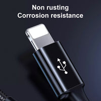 PISEN 3 in 1 60W 1.5M  Aluminum Alloy Braided Charging Cable(1500mm) AP04-1500