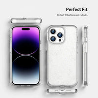 Phonix Case For iPhone 14 Pro Clear Rock Soft Tpu Case Stardust