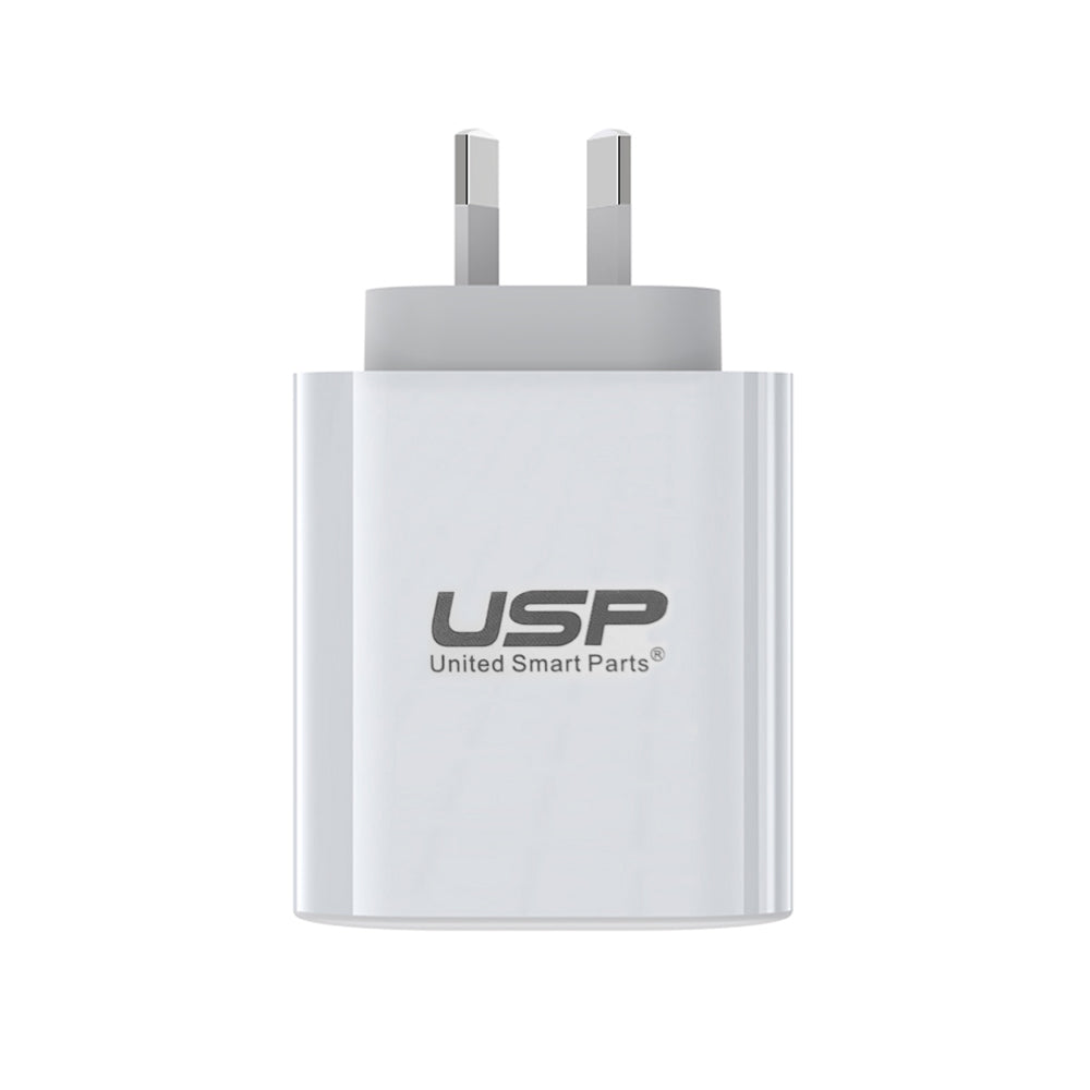 65W GaN 2 Ports USB-C PD Super Fast Laptop Wall Charger USP 2 Years Warranty