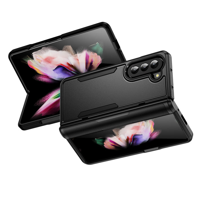 Phonix Case For Galaxy Z Fold 5  Black Armor Case