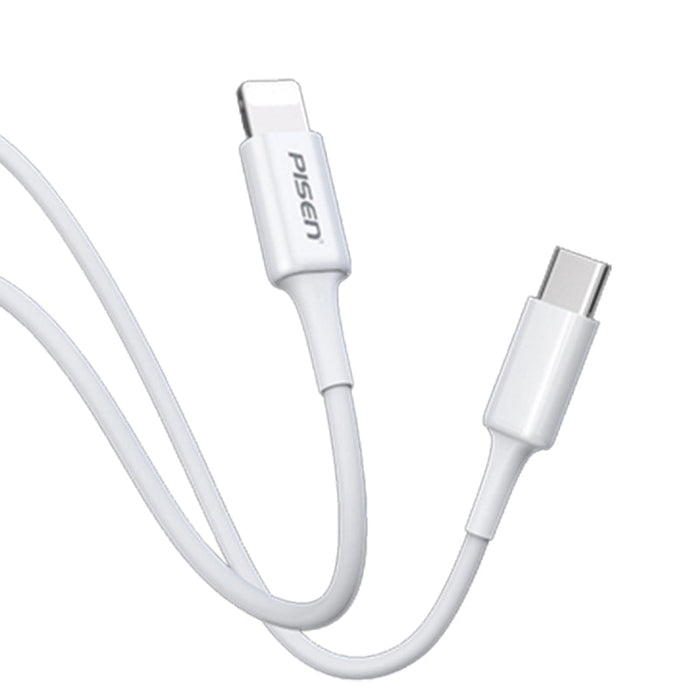 Pisen Mr White 2M USB-C to Lightning  PD Fast Charging Cable (CL-PD01-2000)