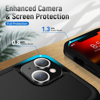 USP Case For iPhone 17 Pro Max Black Armor Light Case