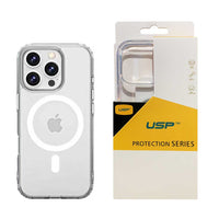 USP Case For iPhone 17 Pro Max Clear Rock Shockproof Case with MagSafe