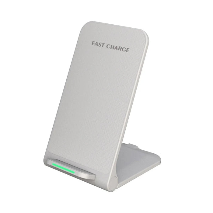 15W Wireless Charger Stand Dock Holder White