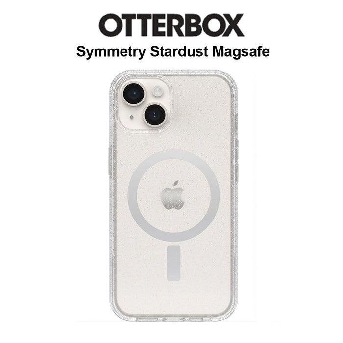 OtterBox Case For iPhone 15 Plus Symmetry Stardust Case Clear Compatible With Magsafe