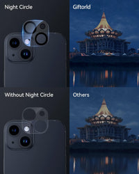 Camera Lens Protector For iPhone 15 / 15 Plus Back Lens Shield (Tempered Glass)