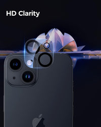 Camera Lens Protector For iPhone 15 / 15 Plus Back Lens Shield (Tempered Glass)