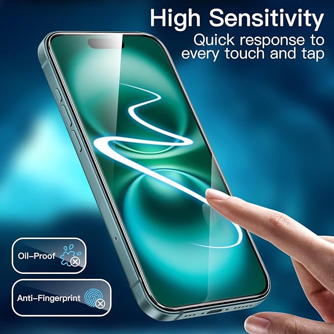 USP Clear Armor Glass Screen Protector For iPhone 17 Pro Max / 16 Pro Max (8 PCS/Box)