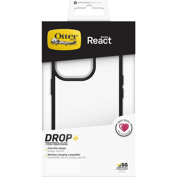 OtterBox Case React Series Case Black For Samsung A series