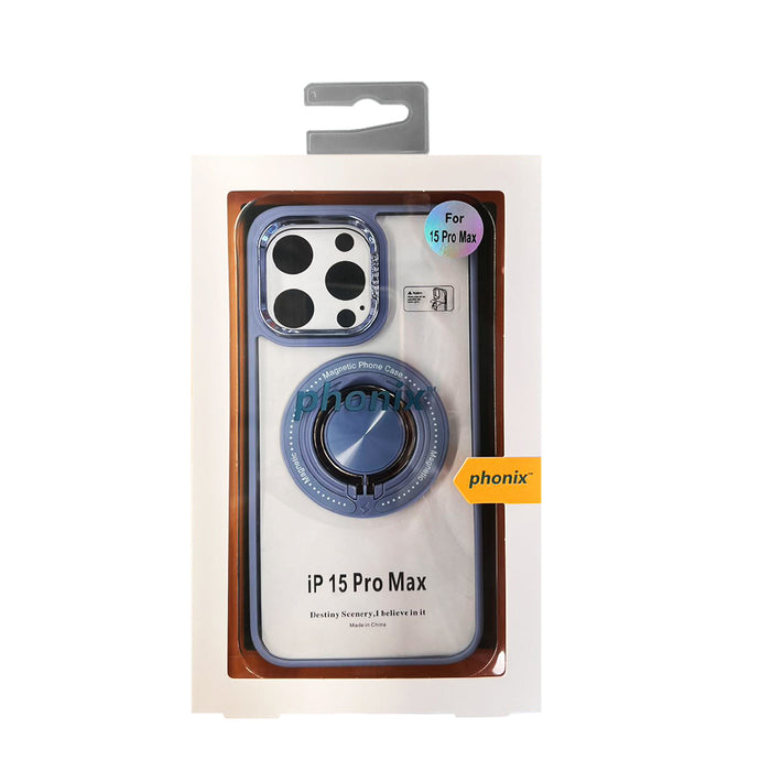 Phonix Case For iPhone 16 Pro Max Ring Holder Case Compatible With Magsafe