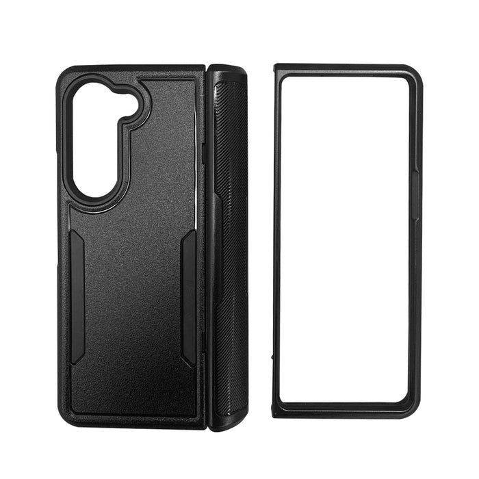 Phonix Case For Galaxy Z Fold 7  Black Armor Case
