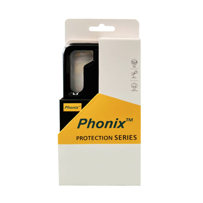 Phonix Case For Galaxy Z Flip 5 Black Armor light Case