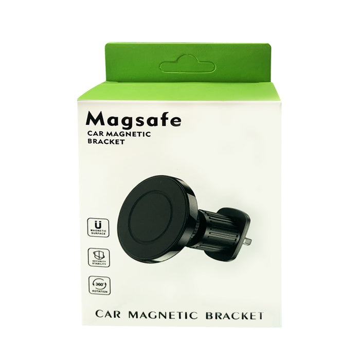 Magnetic Car Air vent & Mount 2 in 1 for iPhone Compatible with Magsafe Black