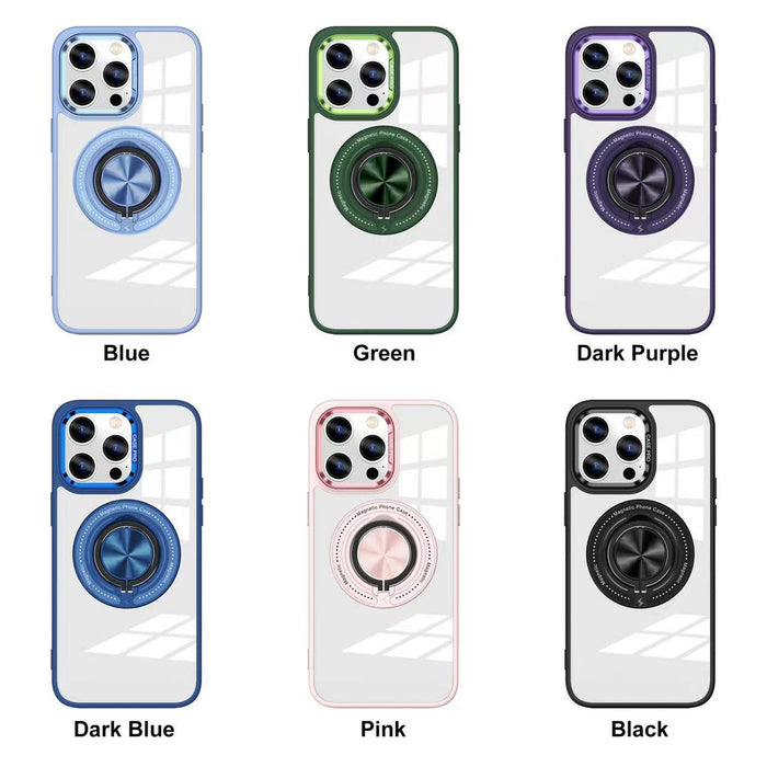 Phonix Case For iPhone 16 Pro Max Ring Holder Case Compatible With Magsafe