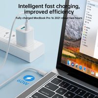 Pisen Mr White 1M USB-C to USB-C PD60W Fast Charging Data Cable (CC-PD01-1000) Compatible for iPhone 15 Series