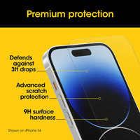 Otterbox Screen Protector for iPhone 15 Premium Glass Screen Protector