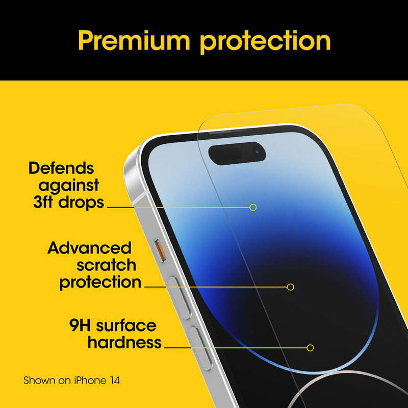 Otterbox Screen Protector for iPhone 15 Premium Glass Screen Protector
