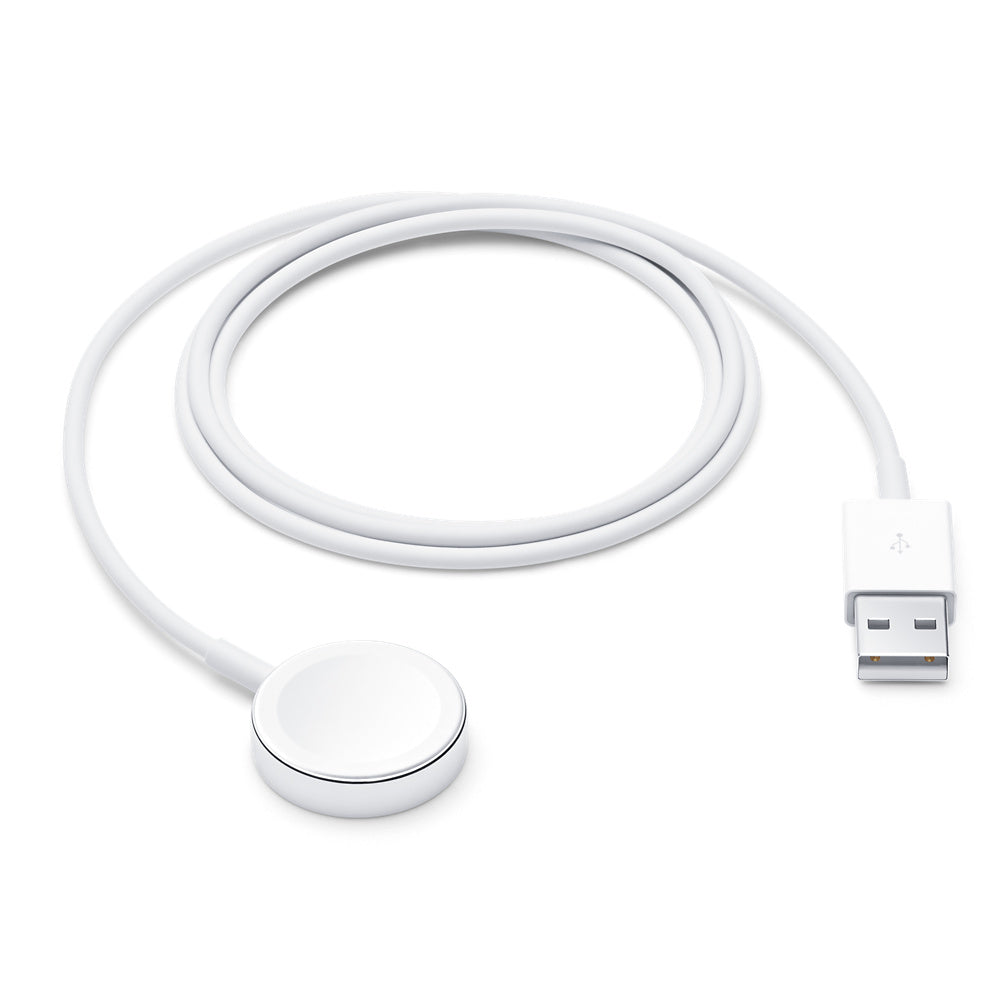 Magnetic Fast Charger to USB-A White (1m) Aluminium Alloy For Apple Watch