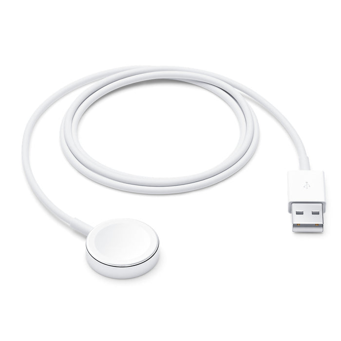 Magnetic Fast Charger to USB-A White (1m) Aluminium Alloy For Apple Watch