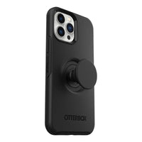 OtterBox Case For iPhone 14 Plus Otter + Pop Symmetry Series Case Black