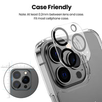 Camera Lens Protector For iPhone 16 Pro / 16 Pro Max Back Lens Sheild (Tempered Glass)