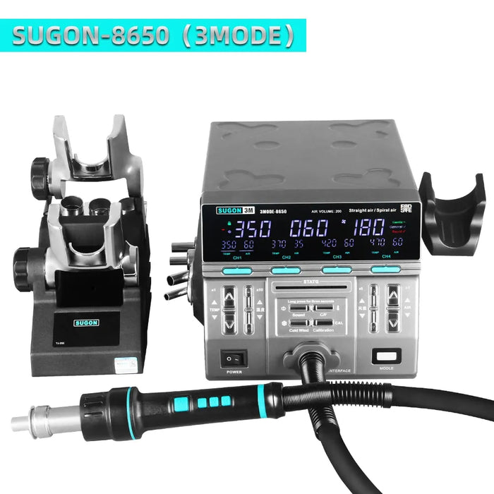 SUGON 8650 Hot Air Gun Station 3 Mode 1300W Intelligent Digital Display