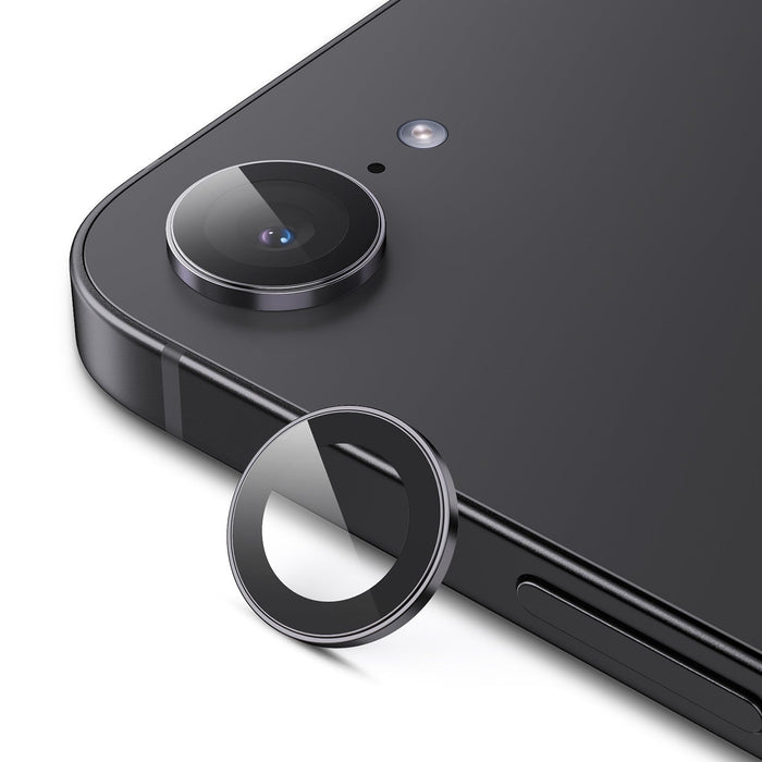Camera Lens Protector For iPhone 16e Individual Ring Cover (Tempered Glass)