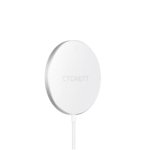 Cygnett 15W MagSafe Wireless Charging Cable - White 1.2M