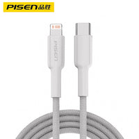 1.2M Lightning to USB-C PD20W Fast Charging braided Cable ZY-CL-PD01 PISEN