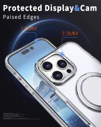 USP Clear Case For iPhone Air 360° Rotatable Ring Stand Compatible With Magsafe