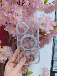 USP Clear Case For iPhone Air 360° Rotatable Ring Stand Compatible With Magsafe