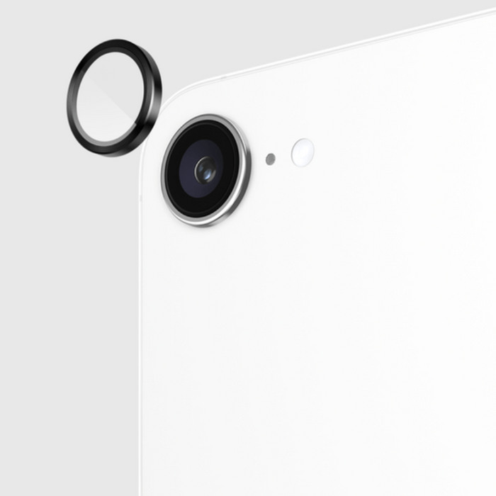Camera Lens Protector For iPhone 16e Individual Ring Cover (Tempered Glass)