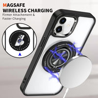 Phonix Case For iPhone 15 Pro Ring Holder Case Compatible With Magsafe