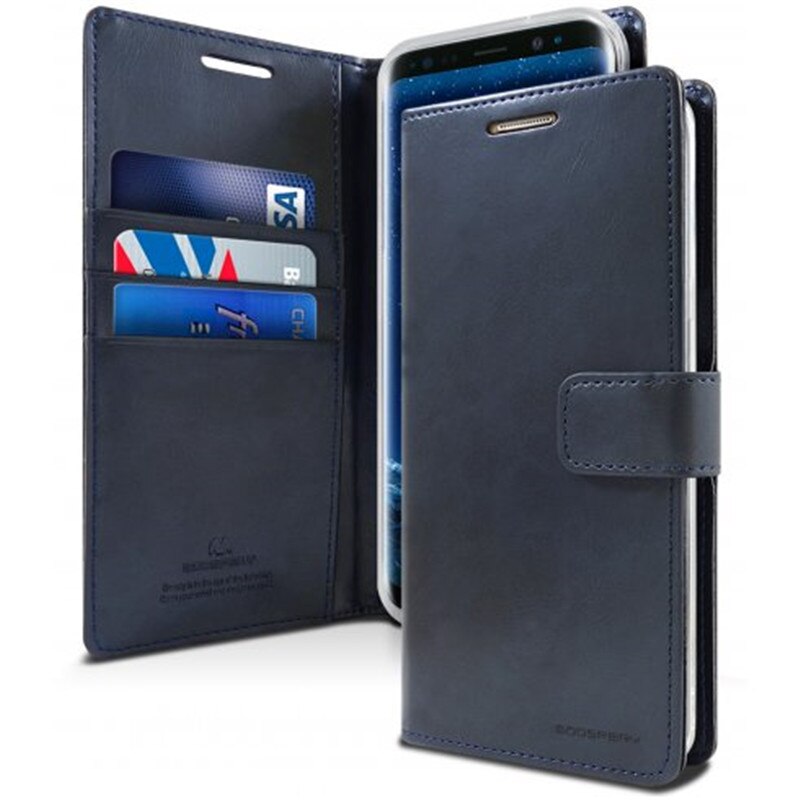 Goospery Case For iPhone 12 / 12 Pro BlueMoon Diary Case