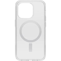 OtterBox Case for iPhone 14 Plus Symmetry + Clear Antimicrobial Case for MagSafe