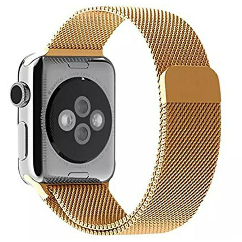 Gold Mesh band Watch Band For Apple Watch Goospery