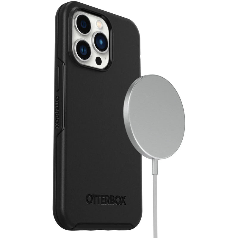 OtterBox Case for iPhone 14 Pro Max Symmetry + Antimicrobial Case with Magsafe Black