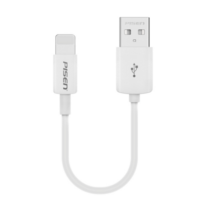 0.2M Lightning to USB-A Cable USB Charging Cable (white) AL05-200 PISEN