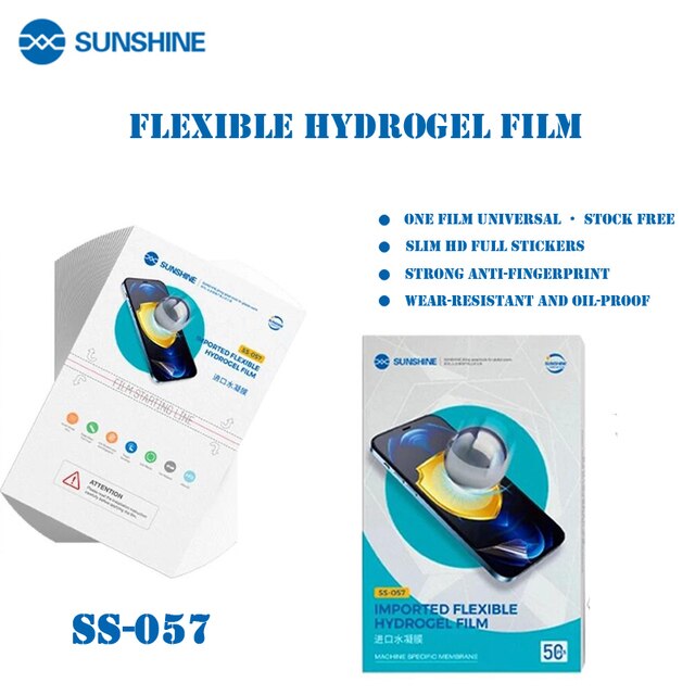 Flat Screen_SUNSHINE 057 Hydrogel Film for (50 PCS/Box)(1st Gen)