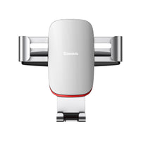 Metal Age Gravity Car Mount Silver Phone Holder Baseus