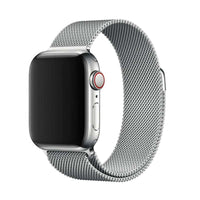 Silver Mesh band Watch Band For Apple Watch Goospery