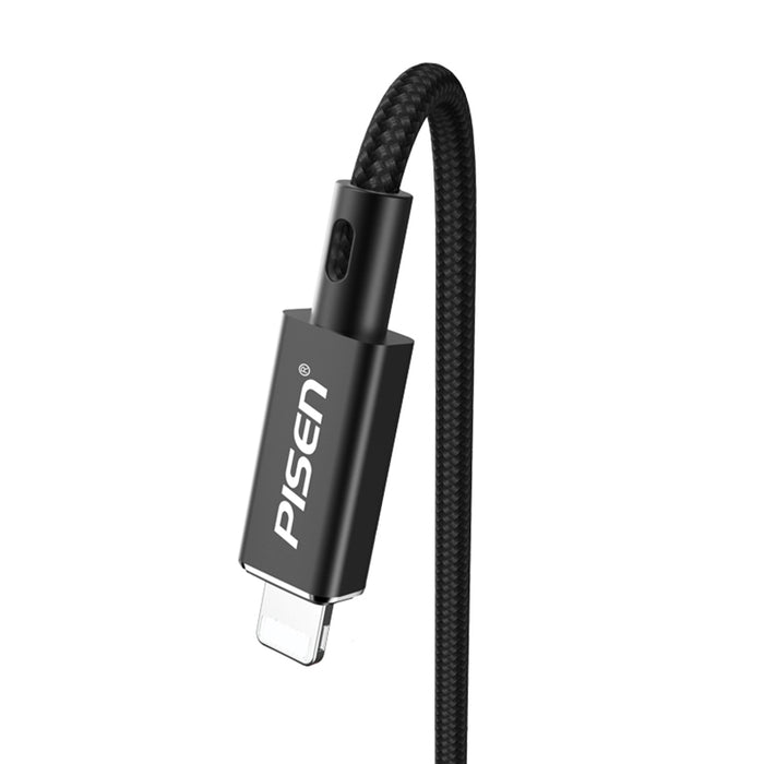 1M Lightning to USB-C PD Fast Charging Cable (black) PCL03-1000 PISEN