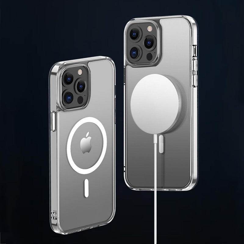 USP Case For iPhone 17 Pro Max Clear Rock Shockproof Case with MagSafe