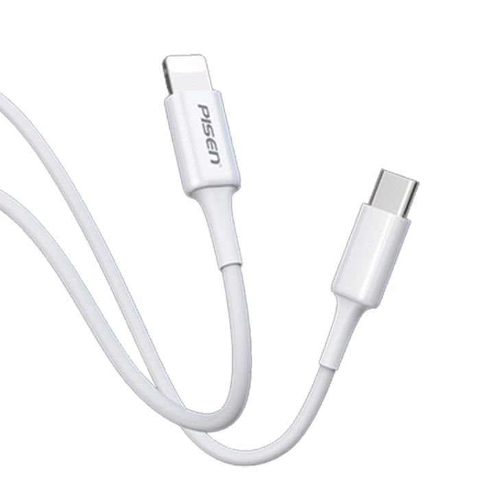 Pisen Mr White 1M USB-C to Lightning PD Fast Charging Cable (CL-PD-1000)