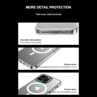 USP Case For iPhone 17 Pro Max Clear Rock Shockproof Case with MagSafe