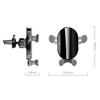 Phonix Gravity-Activated Car vent Mount Vent Phone Holder Black
