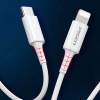 Pisen Mr White 1M USB-C to Lightning PD Fast Charging Cable （CL-PD-1000）