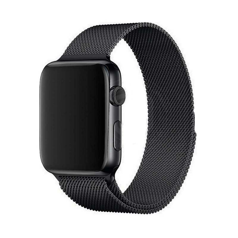 Black Mesh band Watch Band For Apple Watch Goospery